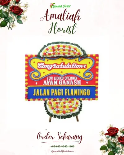 Bunga Papan Congratulation di Kutabumi